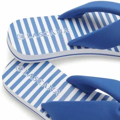 Lascana Zehentrenner<· Badezehentrenner blau - wei&szlig;