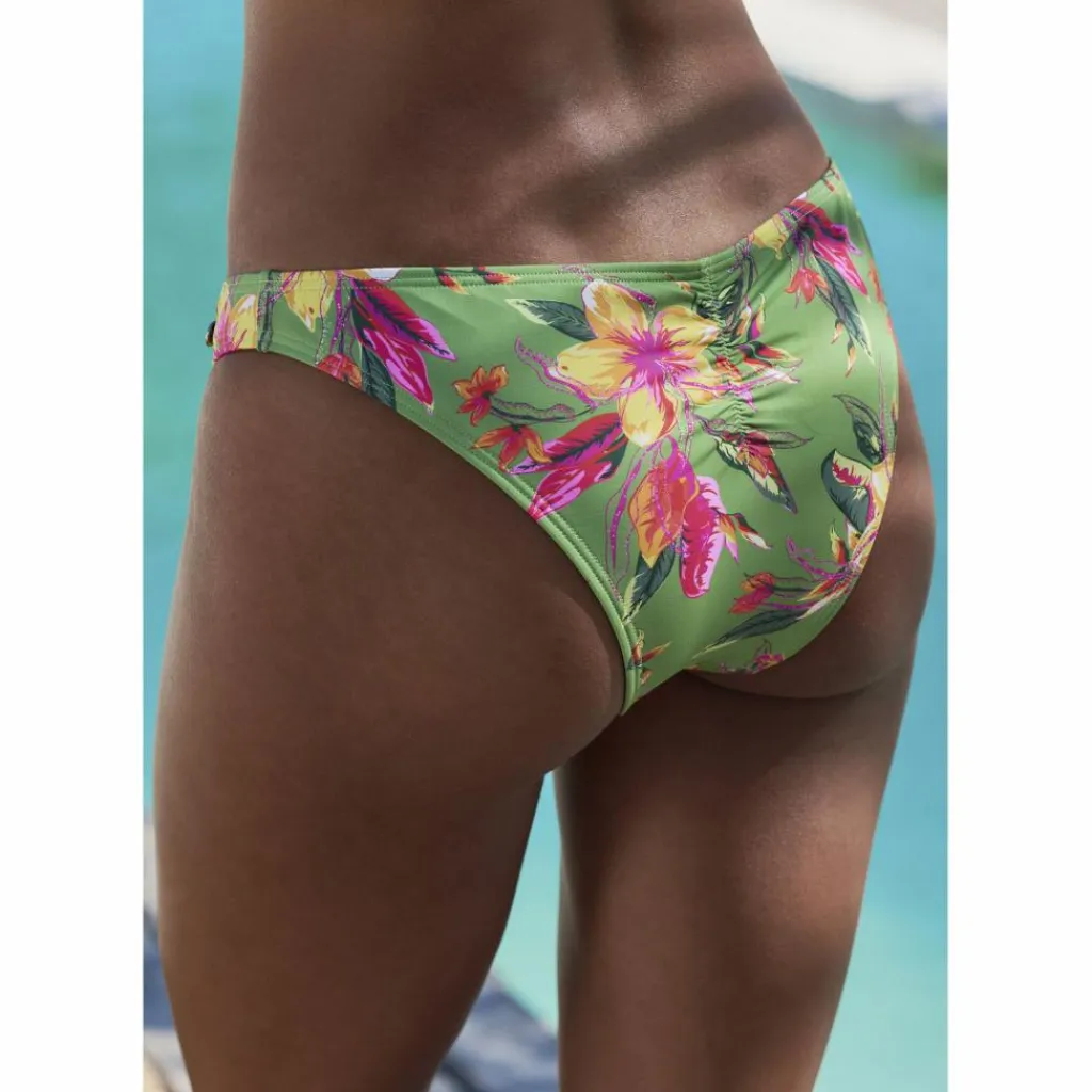 Lascana Schwimmen|Schwimmen<· Bikini-Hose salbei-pink bedruckt