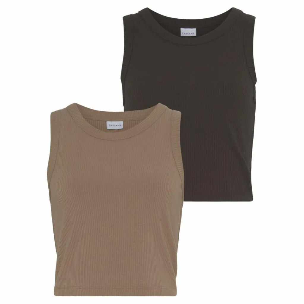 Lascana Tops & Tanks<· Crop-Top camel - braun