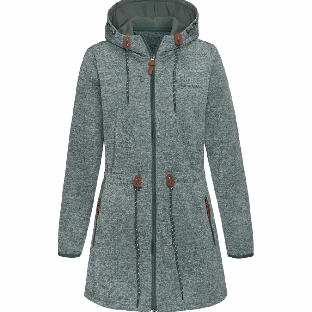 Lascana Fleecejacken<· Fleecejacke petrol