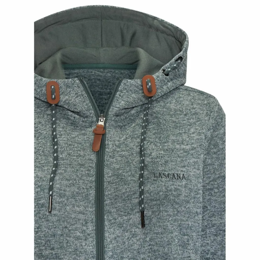 Lascana Fleecejacken<· Fleecejacke petrol