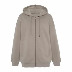Lascana Pullover & Sweats<· Kapuzensweatjacke taupe