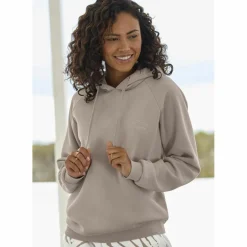 Lascana Pullover & Sweats<· Kapuzensweatshirt taupe