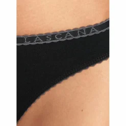 Lascana Unterwäsche<· Slip schwarz - anthrazit