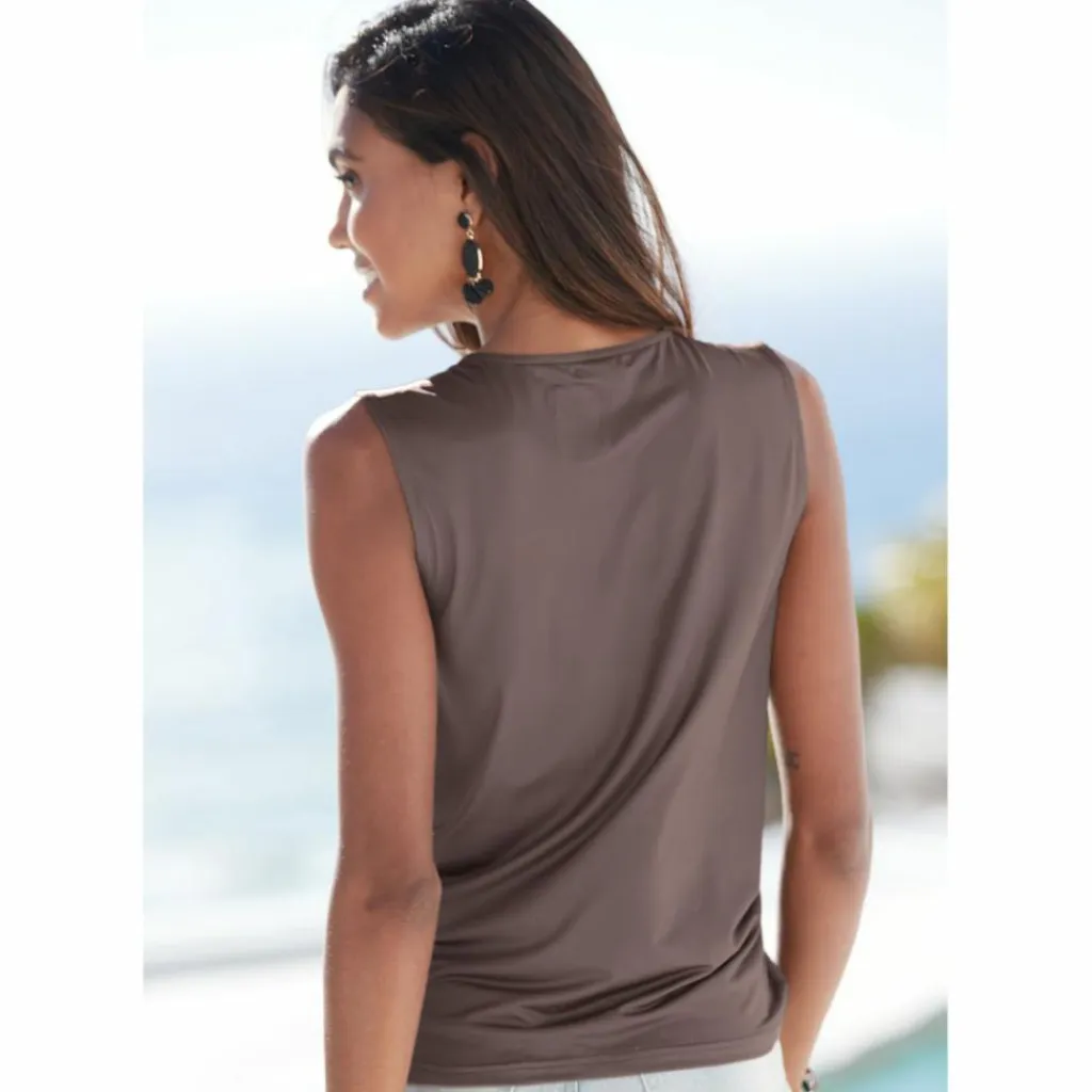 Lascana Tops & Tanks<· Tanktop taupe
