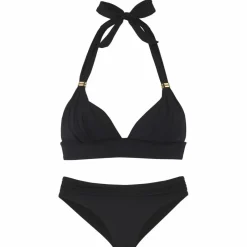 Lascana Schwimmen|Schwimmen<· Triangel-Bikini schwarz