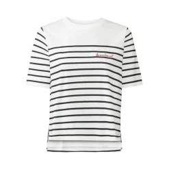 Lascana Shirts<· T-Shirt weiß-marine gestreift