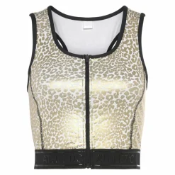 LASCANA Active Yoga|Yoga<· Crop-Top gold - weiß
