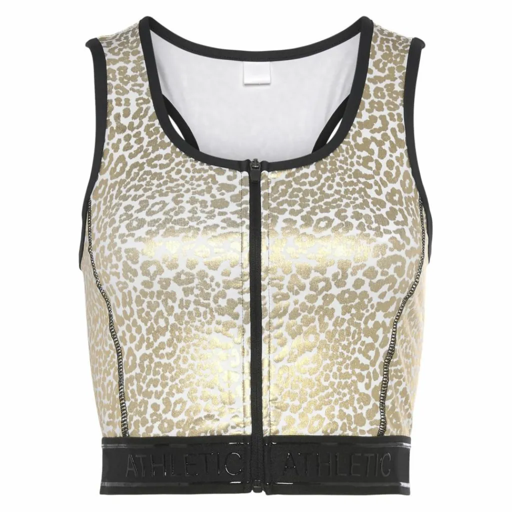 LASCANA Active Yoga|Yoga<· Crop-Top gold - weiß