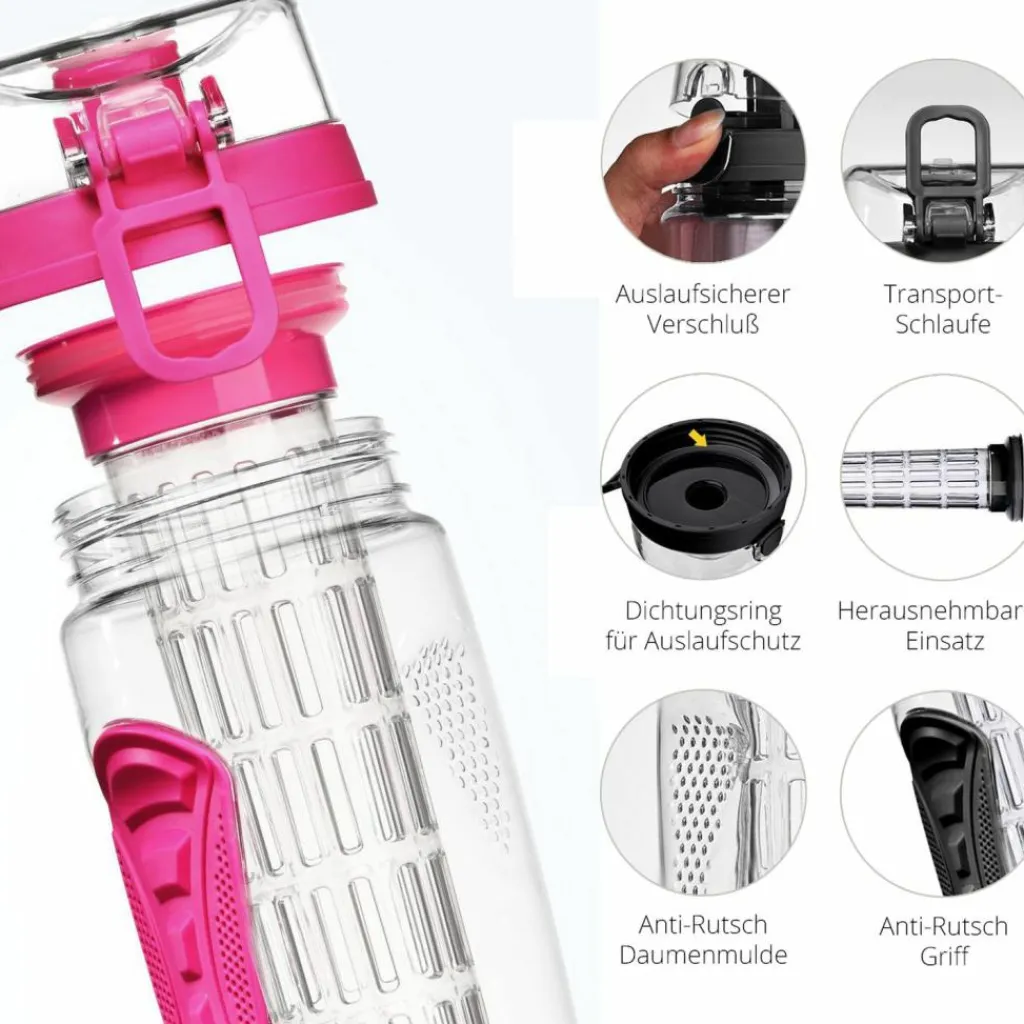 LaVAGUE Trinkzubehör|Trinkzubehör<· VITALITY Bright Pink