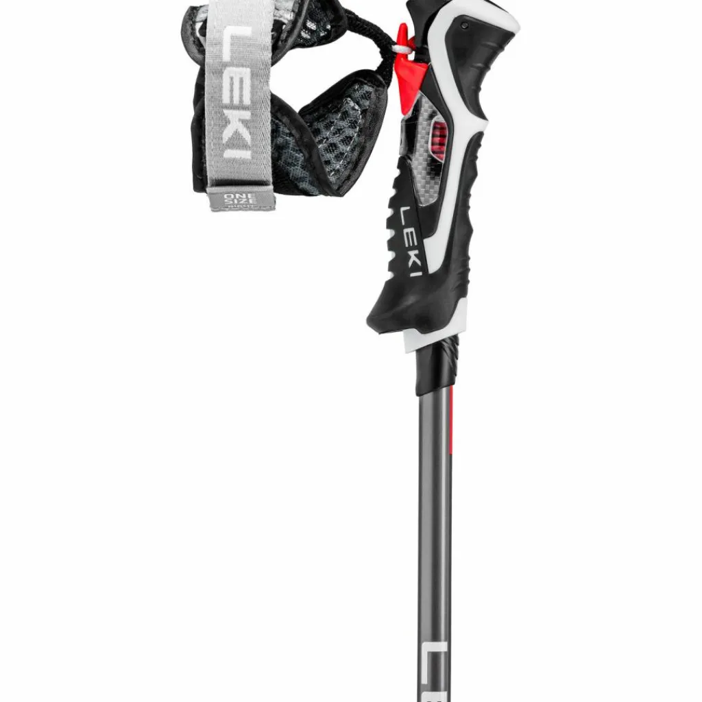 LEKI Skistöcke|Stöcke<· Carbon 14 3D black-dark anthracite-bright red