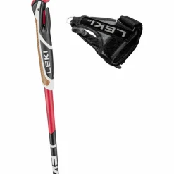 LEKI Stöcke<· CC 450 black-cherryred-white