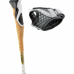 LEKI Stöcke|Stöcke<· Cross Trail TA white-goldbrown-black