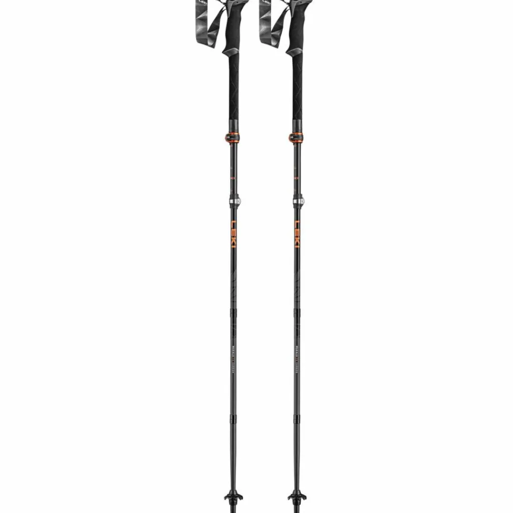 LEKI Stöcke|Stöcke<· Makalu FX Carbon black-orange-naturalcarbon