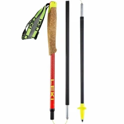 LEKI Stöcke<· NEOTRAIL PRO FX.ONE SUPERLITE naturalcarbon-bright red-neonpink