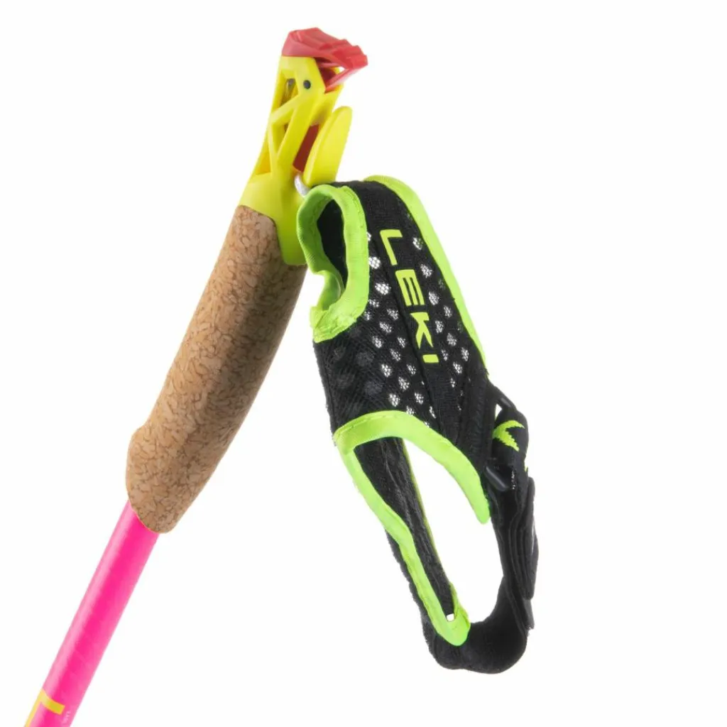 LEKI Wandern|Trailrunning<· Ultratrail FX.One Superlite neonpink-neonyellow-naturalcarbon