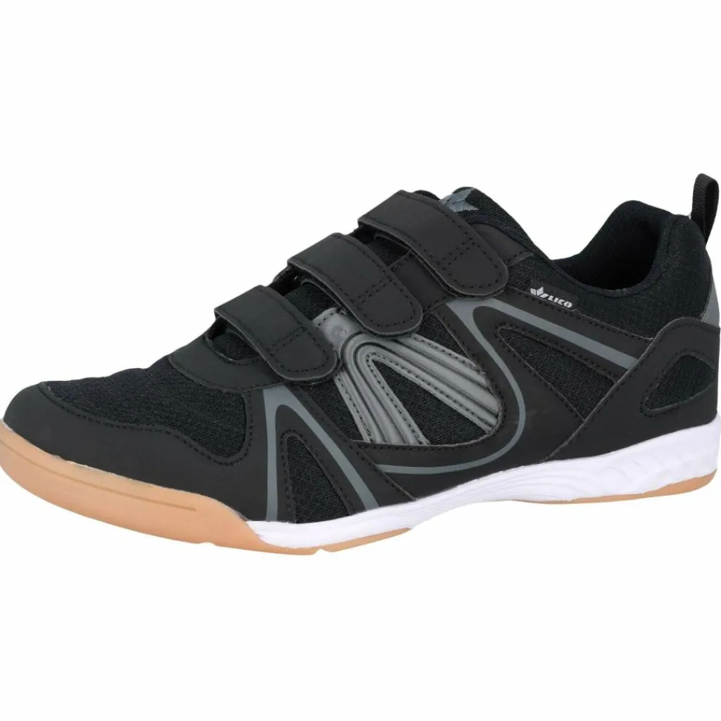 LICO Hallenschuhe|Fitnessschuhe<· Hallenschuh schwarz/grau