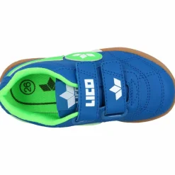 LICO Laufen|Laufschuhe<· Hallenschuh marine/lemon/weiss