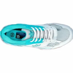 LICO Hallenschuhe|Fitnessschuhe<· Indoorschuh weiss/türkis