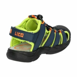 LICO Wanderschuhe<· Sandale marine/lemon/orange