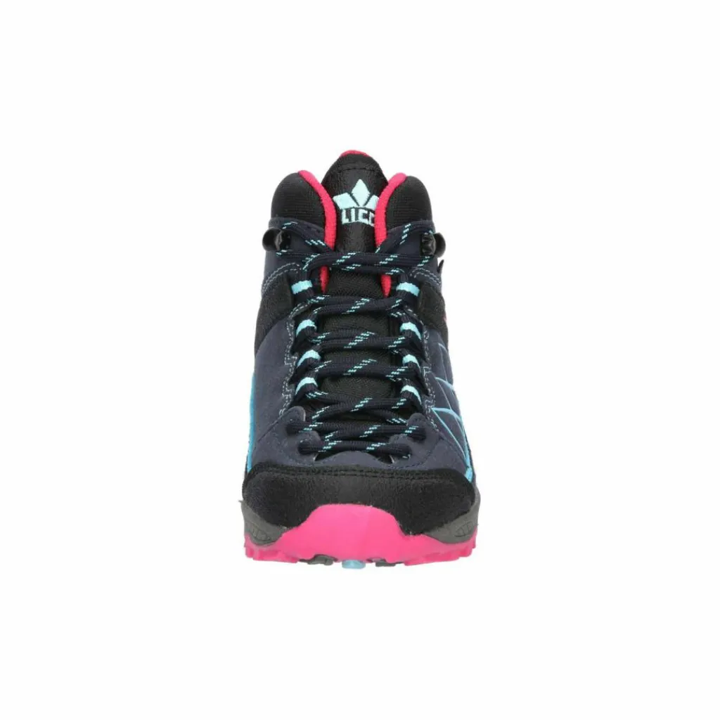 LICO Wanderschuhe<· Wanderstiefel marine/pink/türkis