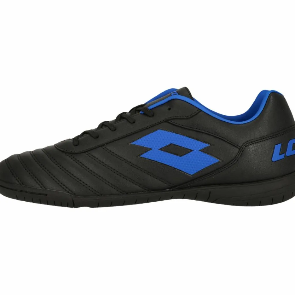 Lotto Fußballschuhe|Hallenschuhe<· Milano 700 2CA All Black/Pacific Blue