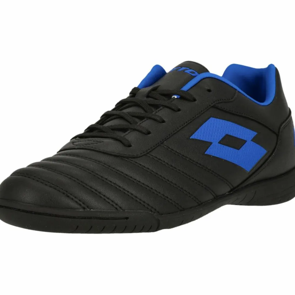 Lotto Fußballschuhe|Hallenschuhe<· Milano 700 2CA All Black/Pacific Blue