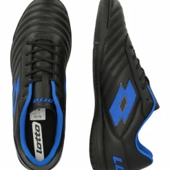 Lotto Fußballschuhe|Hallenschuhe<· Milano 700 2CA All Black/Pacific Blue