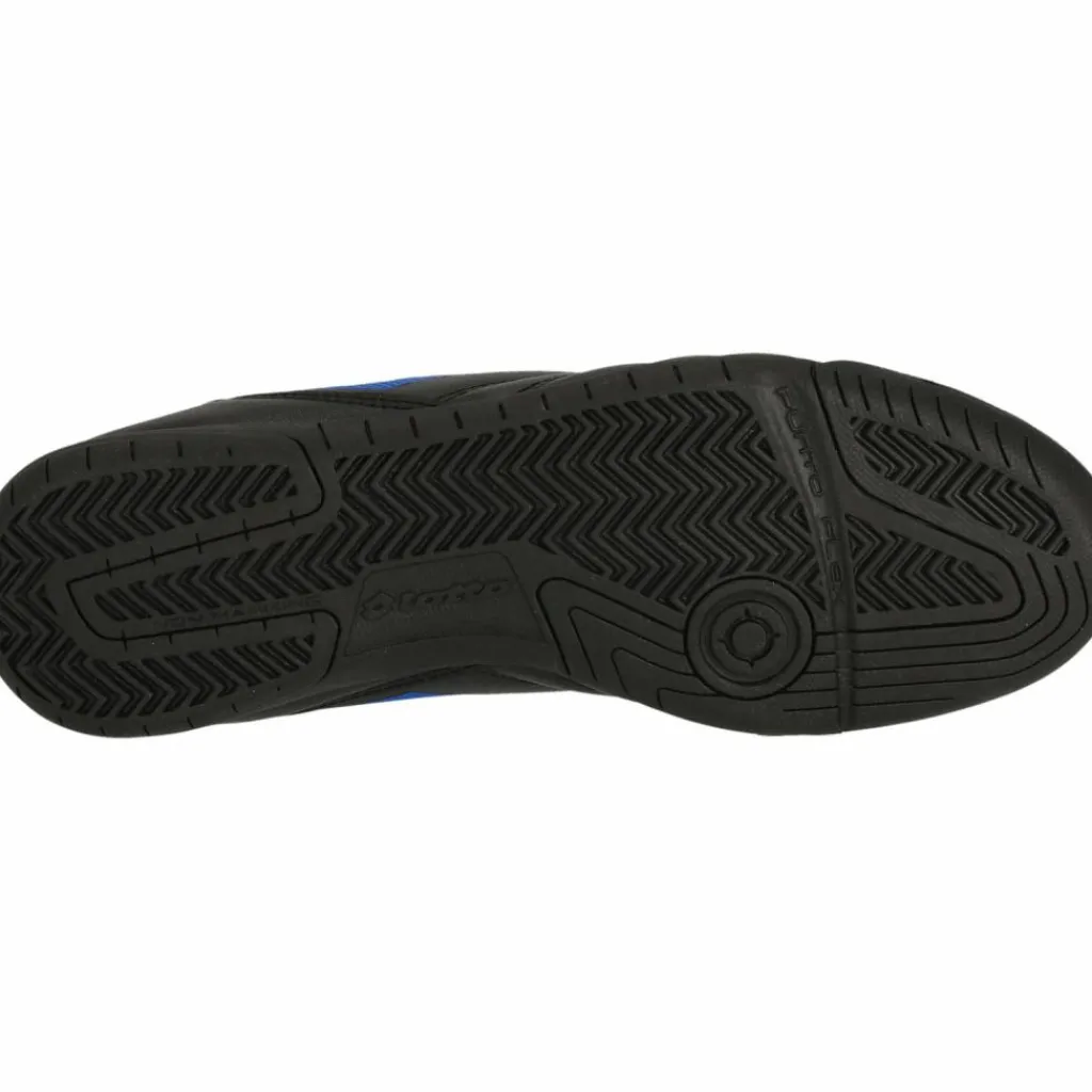 Lotto Fußballschuhe|Hallenschuhe<· Milano 700 2CA All Black/Pacific Blue