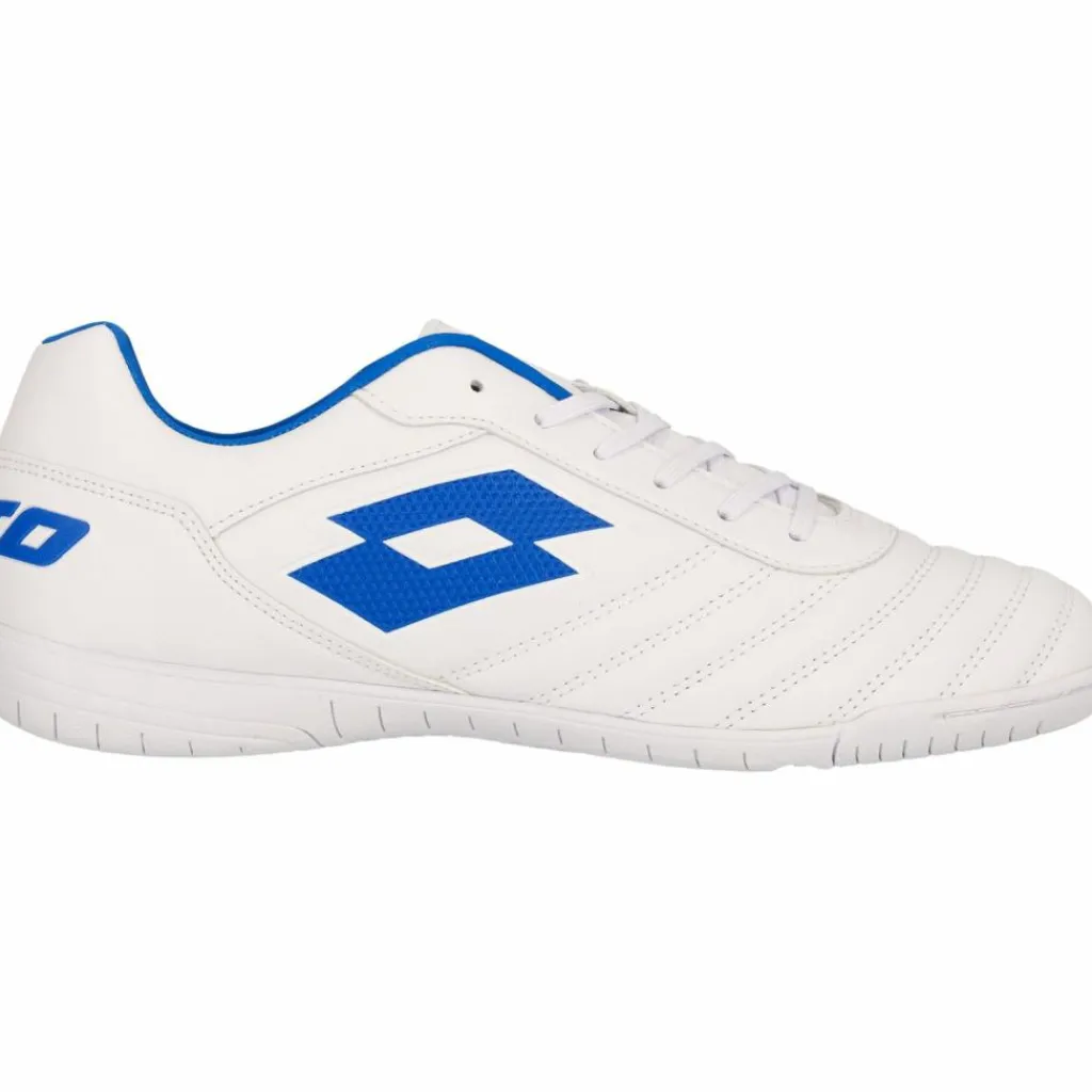 Lotto Hallenschuhe|Hallenschuhe<· Milano 700 1X5 All White/Pacific Blue