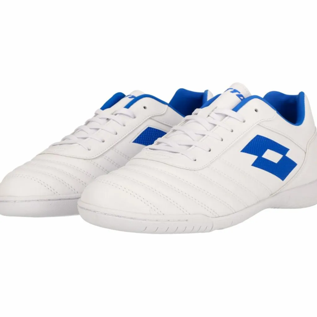 Lotto Hallenschuhe|Hallenschuhe<· Milano 700 1X5 All White/Pacific Blue