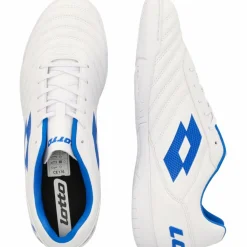 Lotto Hallenschuhe|Hallenschuhe<· Milano 700 1X5 All White/Pacific Blue