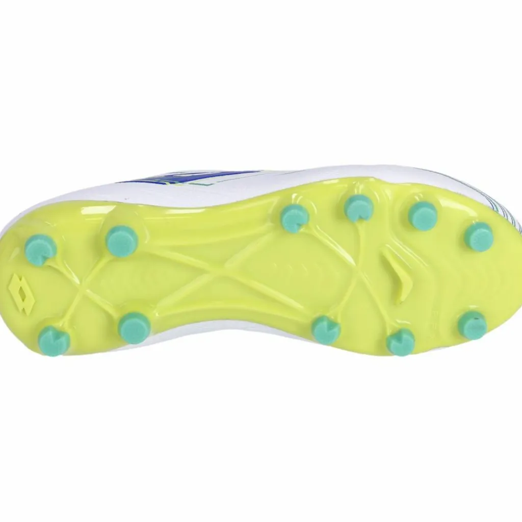 Lotto Fußball|Fußballschuhe<· Solista BPB All White/Surf The Web/Sunny Lime