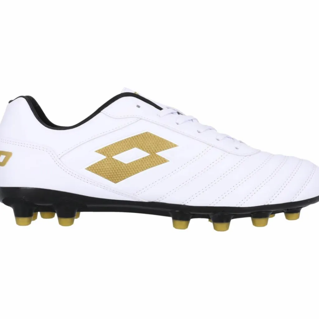 Lotto Fußballschuhe|Fußball<· Stadio 700 AGM 6WX All White/Light Platino