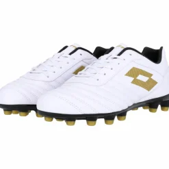Lotto Fußballschuhe|Fußball<· Stadio 700 AGM 6WX All White/Light Platino