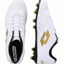 Lotto Fußballschuhe|Fußball<· Stadio 700 AGM 6WX All White/Light Platino