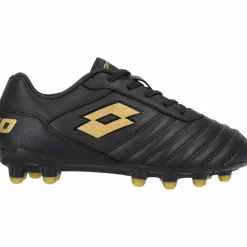 Lotto Fußball|Fußballschuhe<· Stadio 700 AGM JR 1UQ All Black/Light Platino