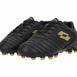 Lotto Fußball|Fußballschuhe<· Stadio 700 AGM JR 1UQ All Black/Light Platino