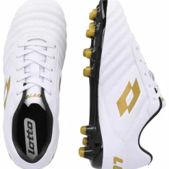 Lotto Fußballschuhe<· Stadio 700 AGM JR 6WX All White/Light Platino