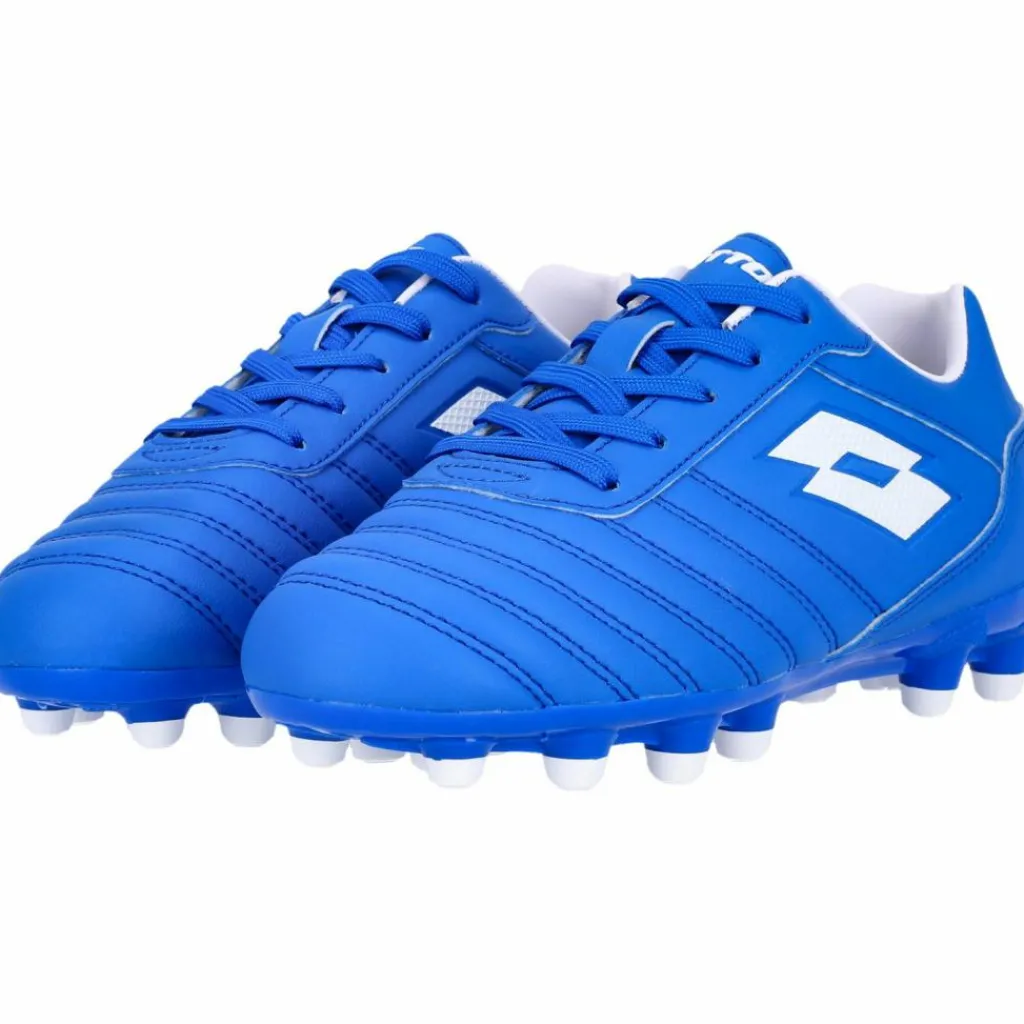 Lotto Fußballschuhe<· Stadio 700 AGM JR 7JV Pacific Blue/All White
