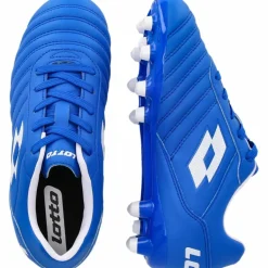 Lotto Fußballschuhe<· Stadio 700 AGM JR 7JV Pacific Blue/All White