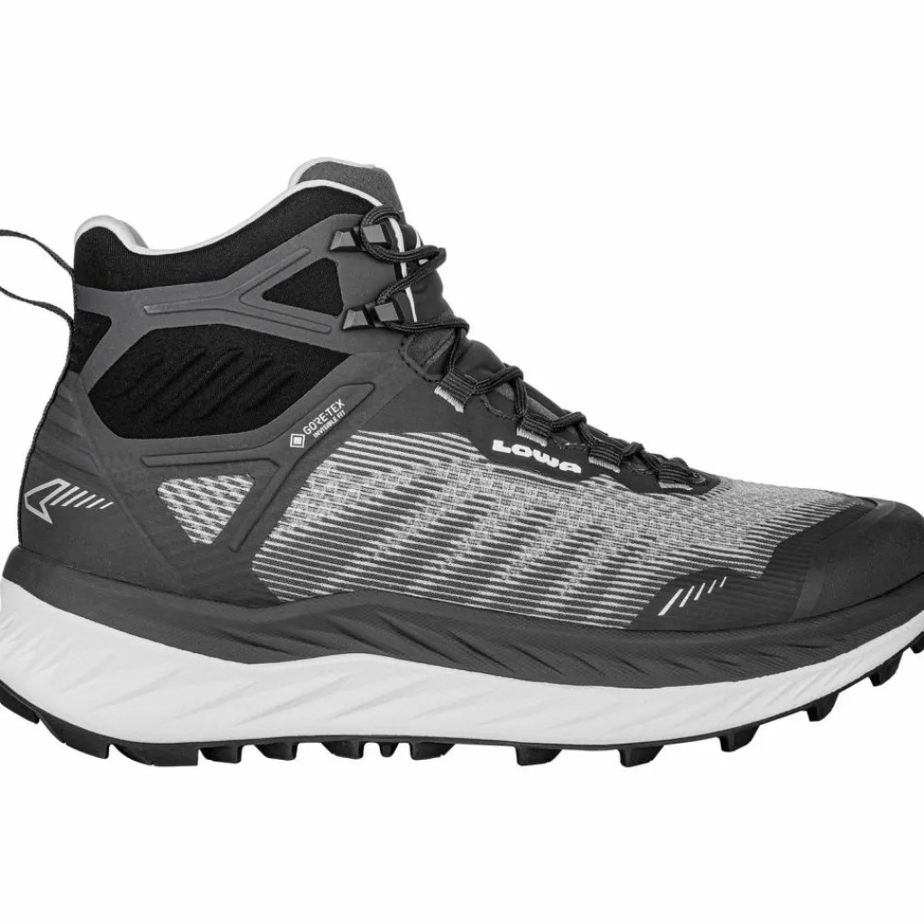 Lowa Multifunktionsschuhe|Wanderschuhe<· GTX FORTUX QC schwarz-weiß