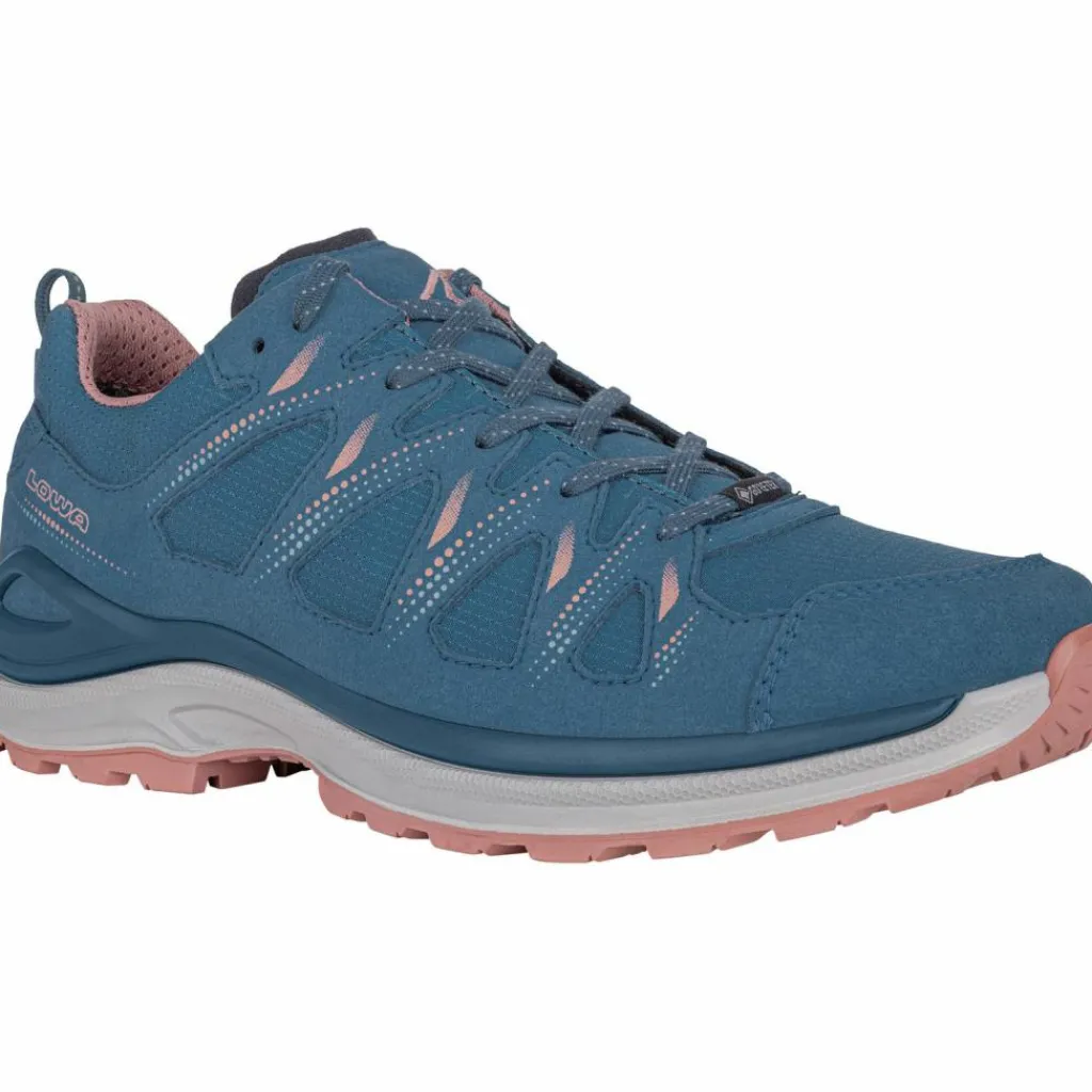 Lowa Wandern|Wandern<· GTX INNOX EVO II stahlblau-altrosa