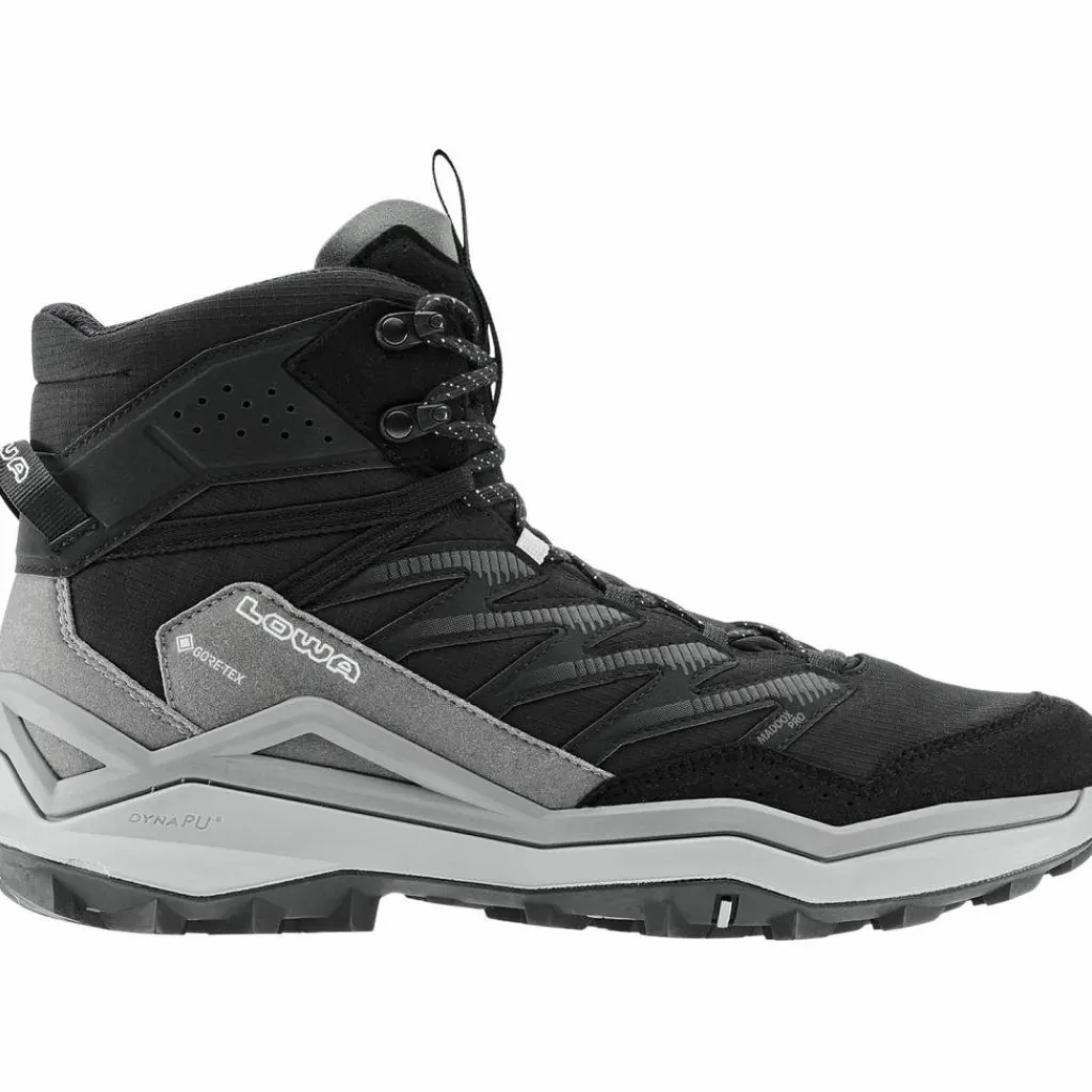 Lowa Wanderschuhe<· GTX MADDOX PRO MID schwarz-grau