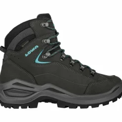 Lowa Wandern|Wandern<· GTX RENEGADE EVO MID WIDE asphalt-türkis