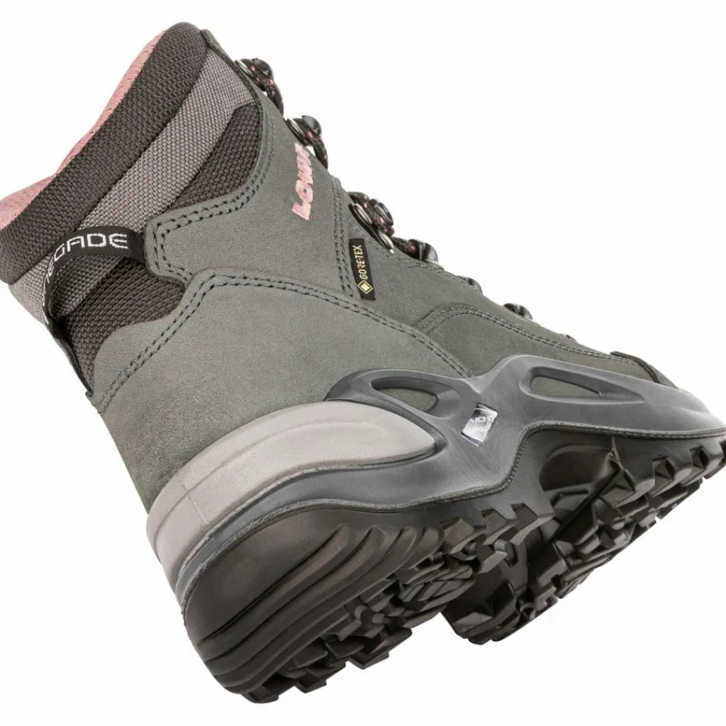Lowa Wanderschuhe<· GTX Renegade Mid graphit-rose