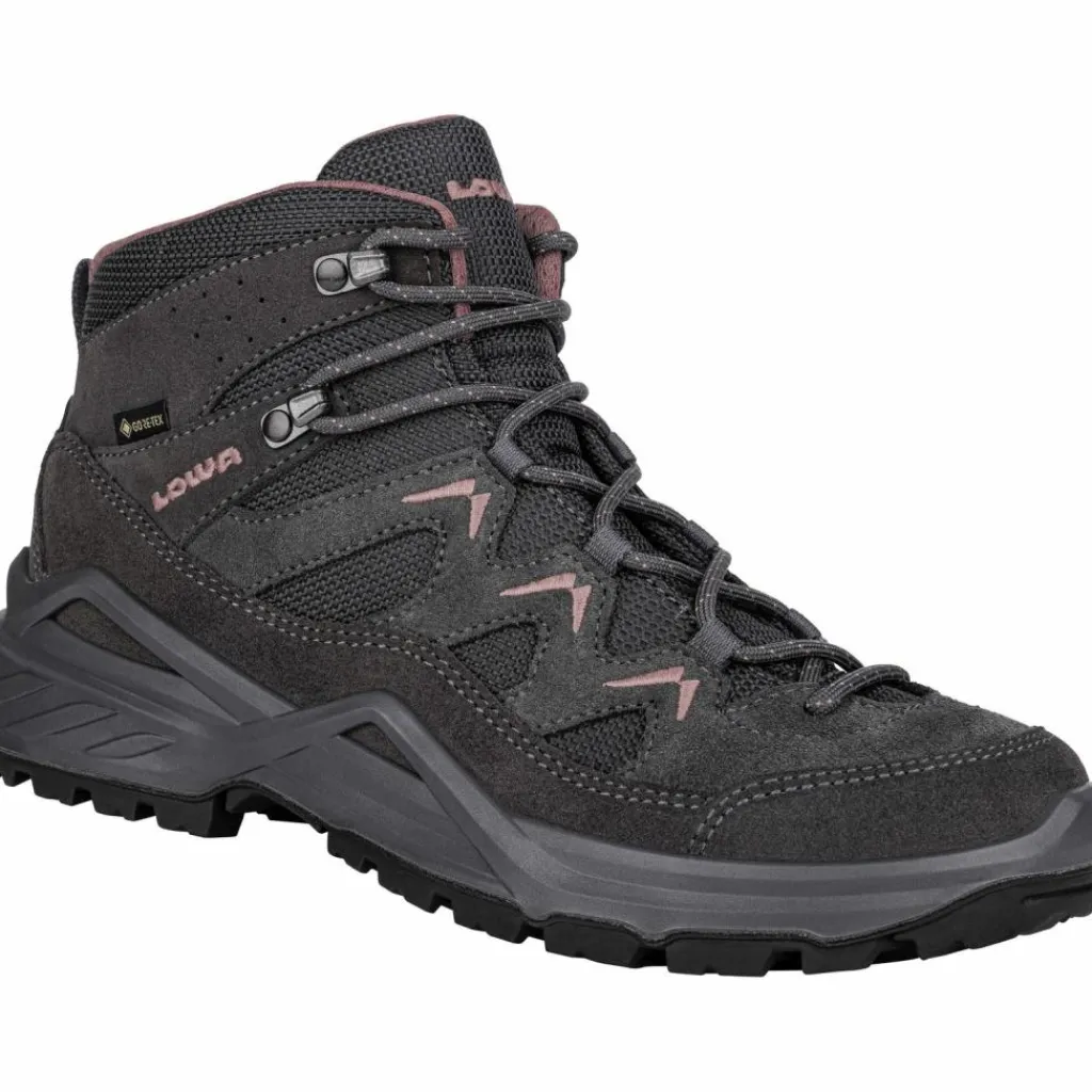 Lowa Wandern|Wandern<· GTX SIRKOS EVO MID graphit-altrosa
