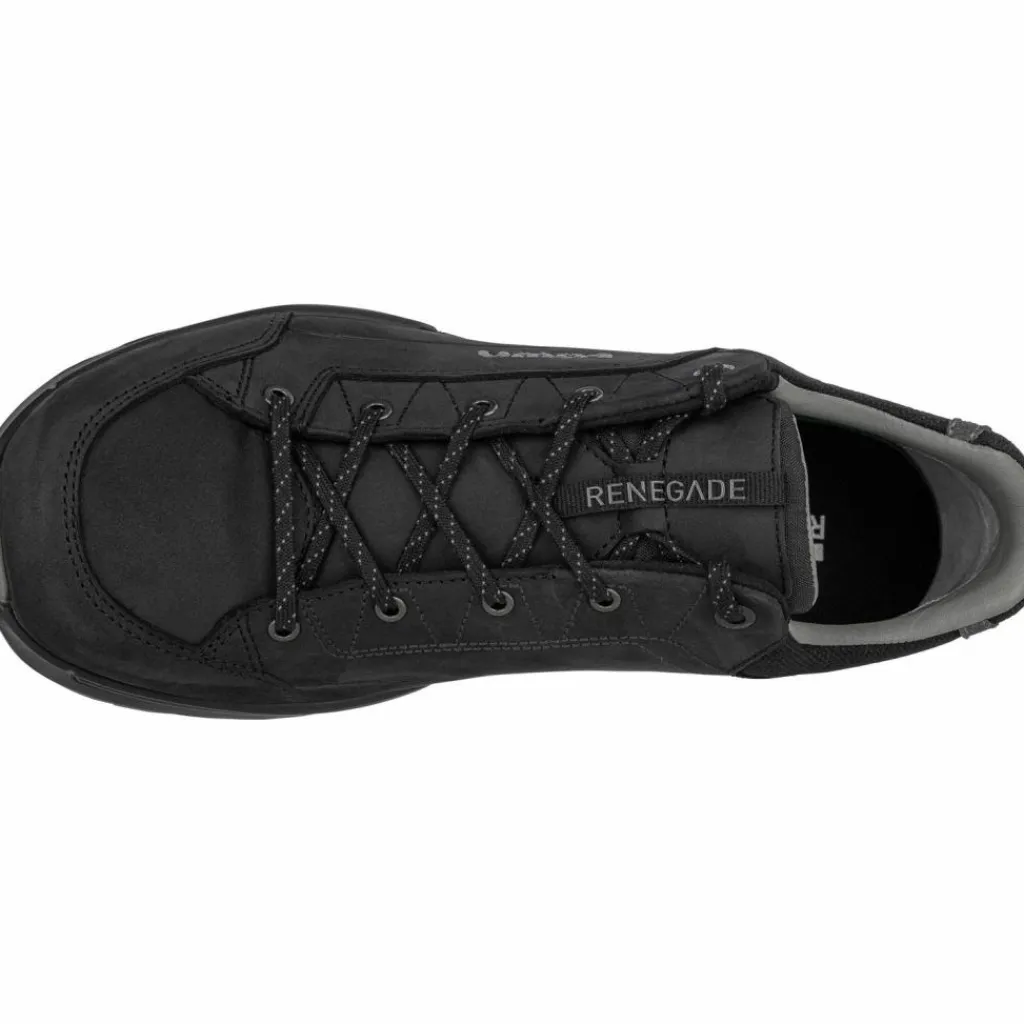 Lowa Wandern|Wandern<· RENEGADE EVO LL LOW schwarz-grau
