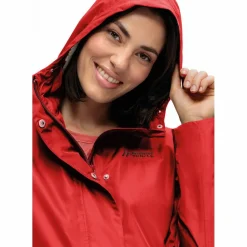 Maier Sports Regenjacken<· Brocken Long W Rot4541
