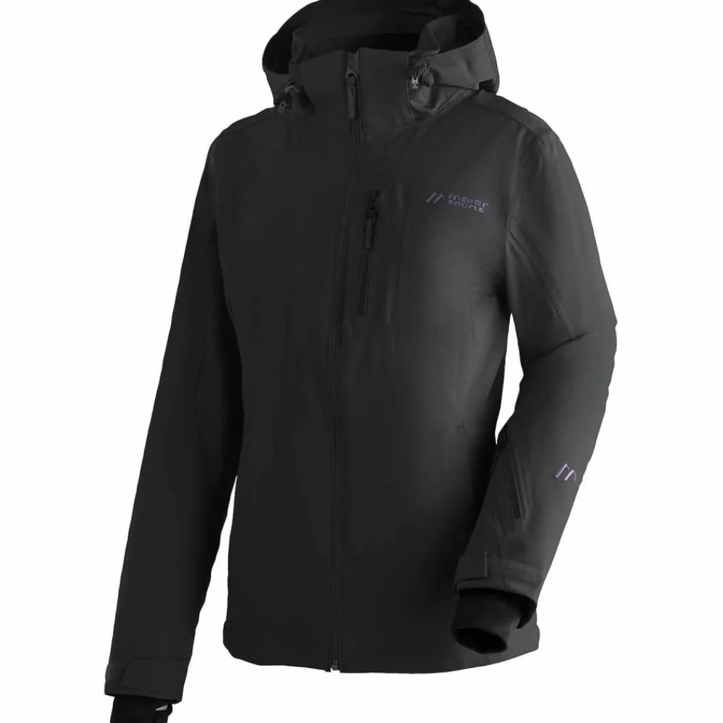 Maier Sports Fleecejacken<· Purga Snow Schwarz